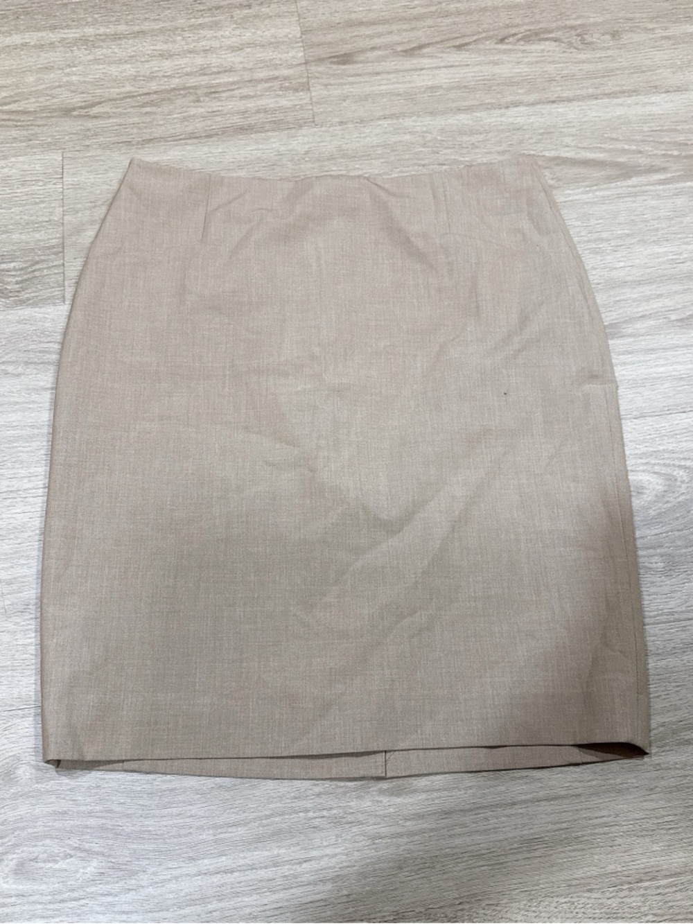 The Limited Neutral Beige Pencil Skirt